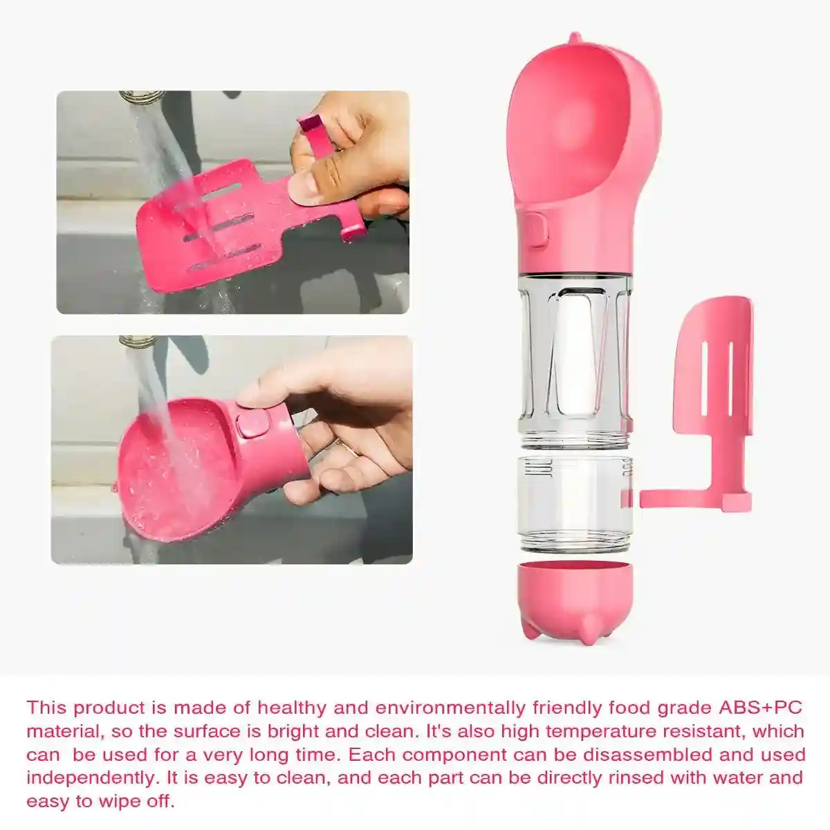 Portable Pet Water Drink Bottle Dog Travel Bowl Dispenser - Image 9