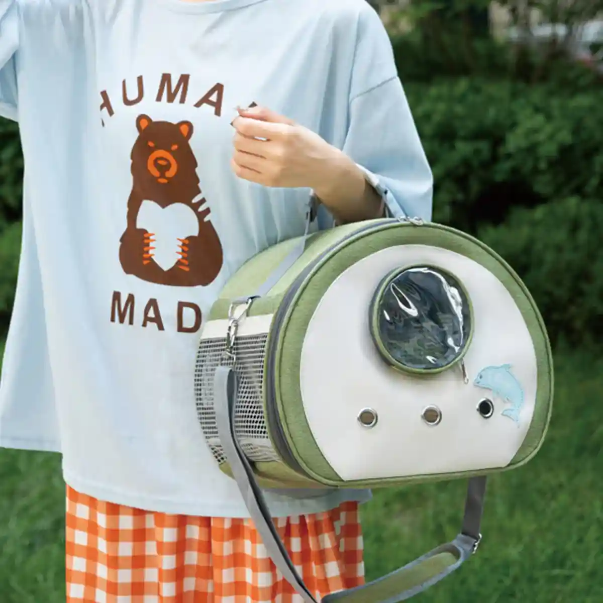 Portable Small Pet Carrier Bag Breathable Comfortable for Small Pets Travel Use - Image 2