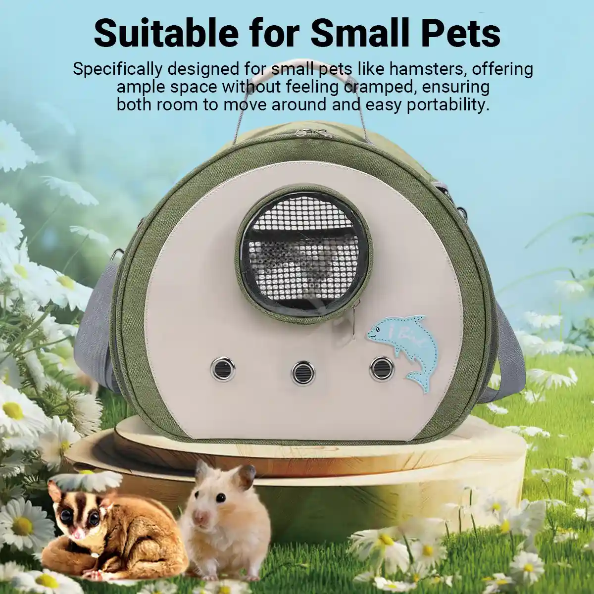 Portable Small Pet Carrier Bag Breathable Comfortable for Small Pets Travel Use - Image 9