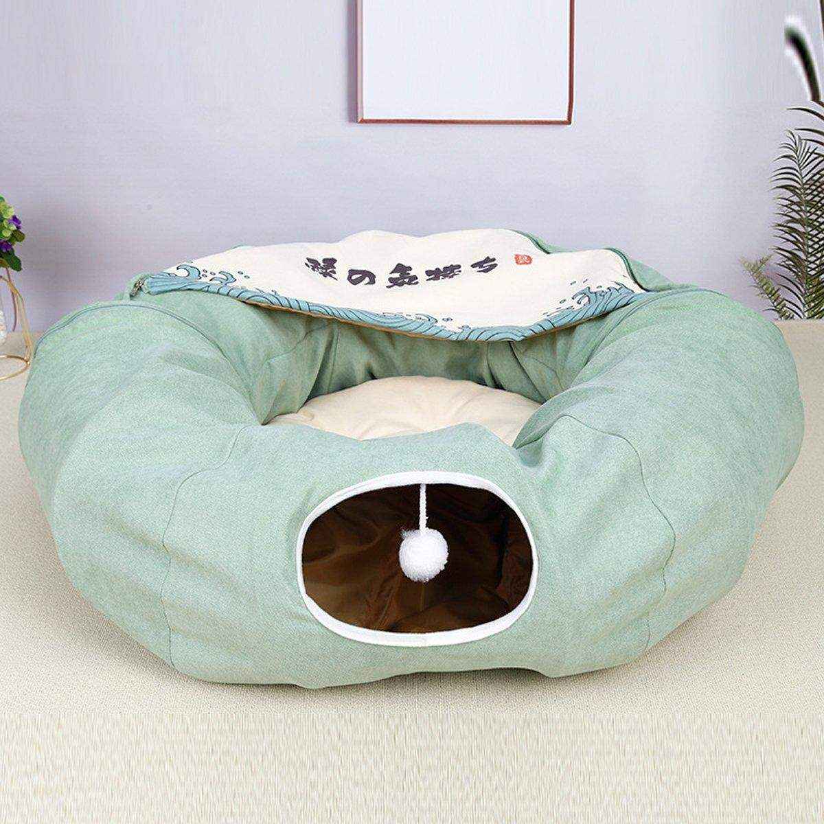Multi-Functional Cat Tunnel Toy Cat Bed - Image 13