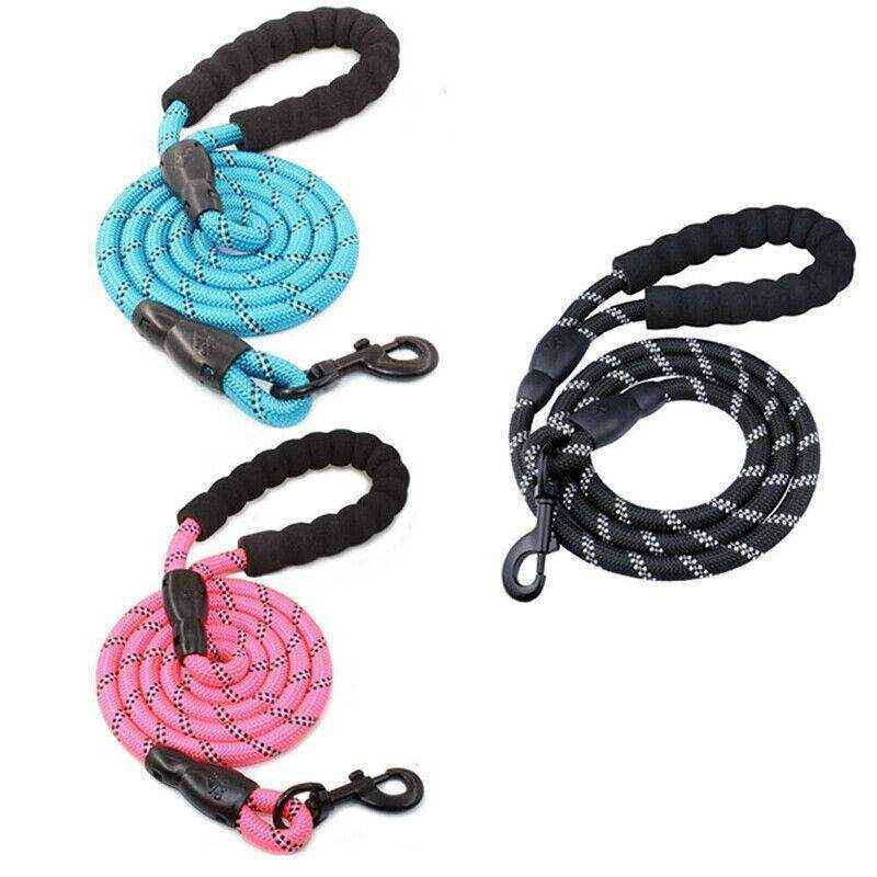 Heavy-Duty Nylon Training Dog Leash 3 Colours 1.5m