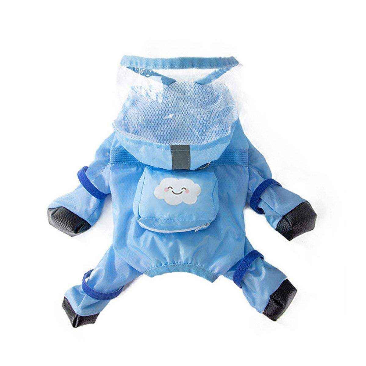Waterproof Dog Raincoat with Feet Full Coverage Pet Rainy Clothes for Small Dogs - Image 14