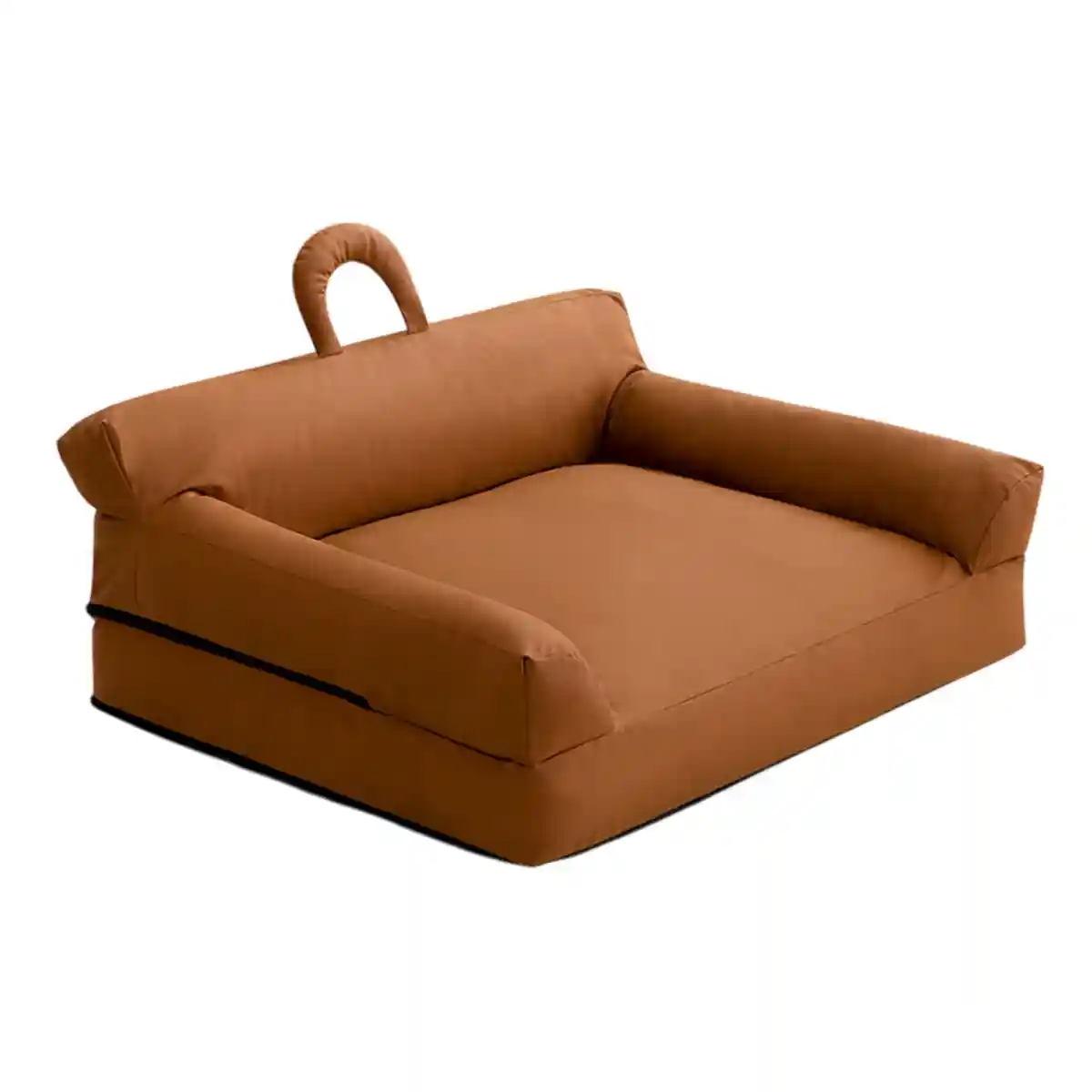 Waterproof PU Leather Dog Sofa Bed with Double Pillows - Image 15