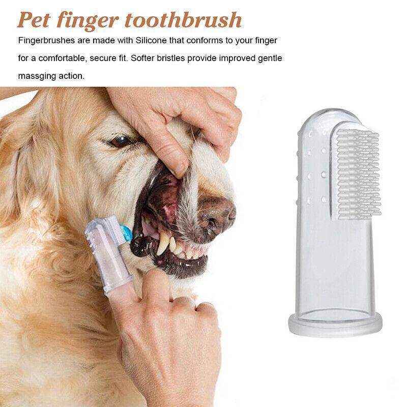 10X Soft Finger Toothbrush for Dogs Puppy Toothbrush - Image 11