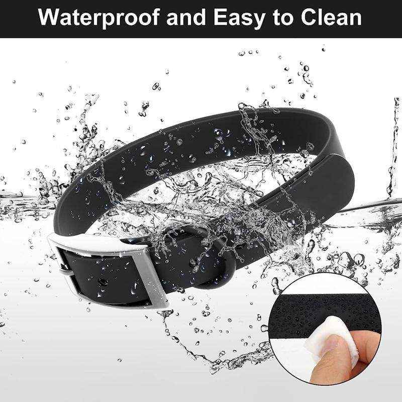 PVC Waterproof Dog Collar Designer Dog Collars Purple - Image 12
