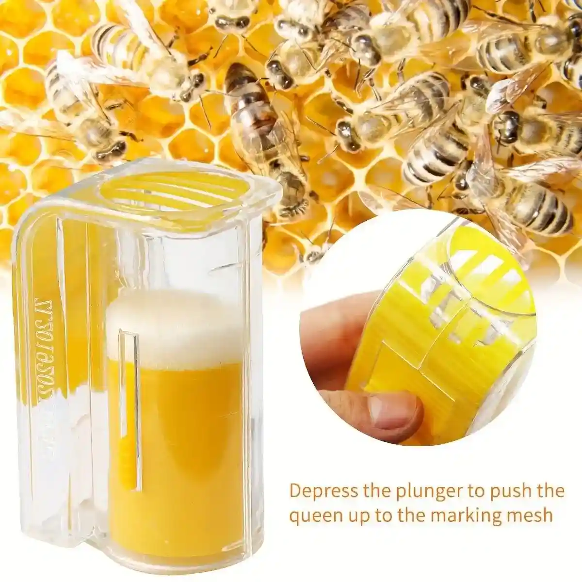 Queen Bee Marker Bottle Durable Beekeeping Tool for Safe Marking - Image 11