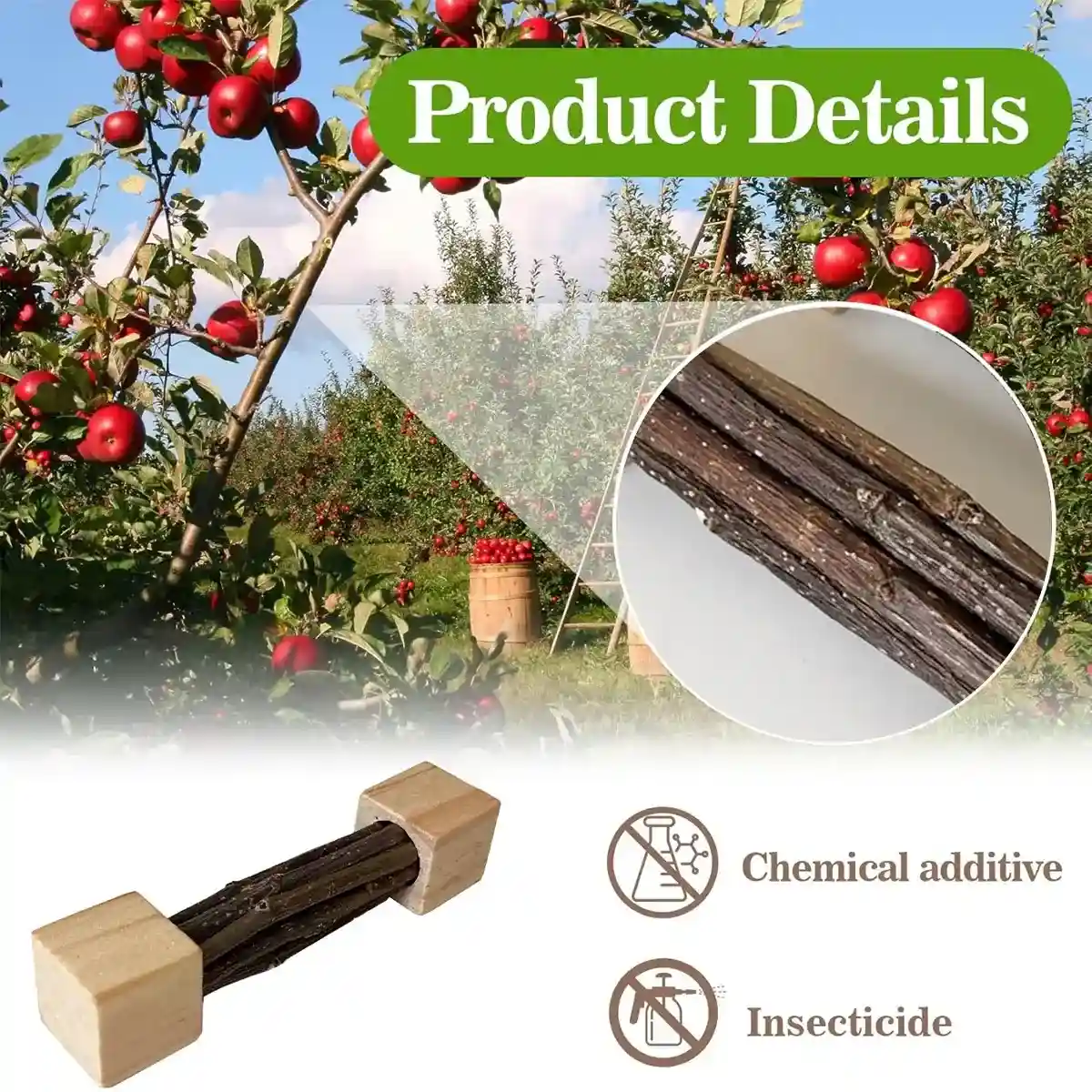 Durable Apple Wood Rabbit Chew Toys for Small Pets Dental Health - Image 10