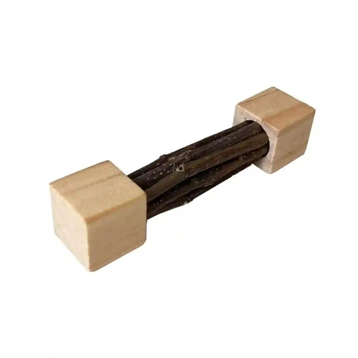 Durable Apple Wood Rabbit Chew Toys for Small Pets Dental Health - Image 2