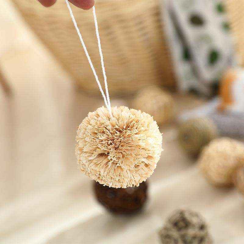 Durable Chew Toys for Rabbits Natural Grass Ball Set - Image 7
