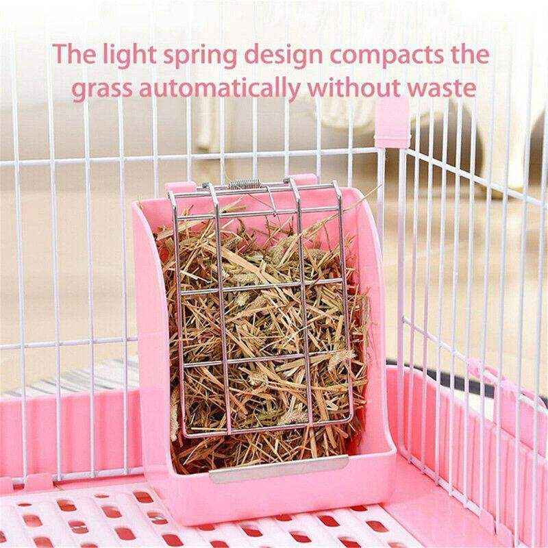 Efficient Pet Rabbit Hay Feeder 19*9*14cm - Image 9