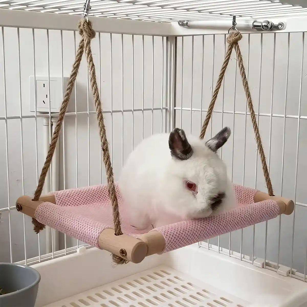 Rabbit Summer Breathable Mesh Hammock - Image 10