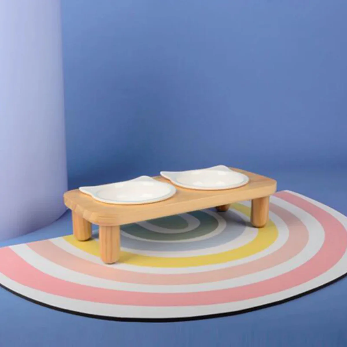 Rainbow Pet Food Mat Waterproof Non-Slip - Image 12