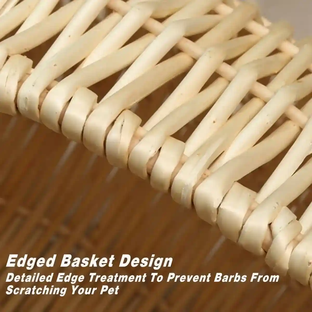 Rattan Cat House Double-Layer Design for Comfort and Privacy - Image 5