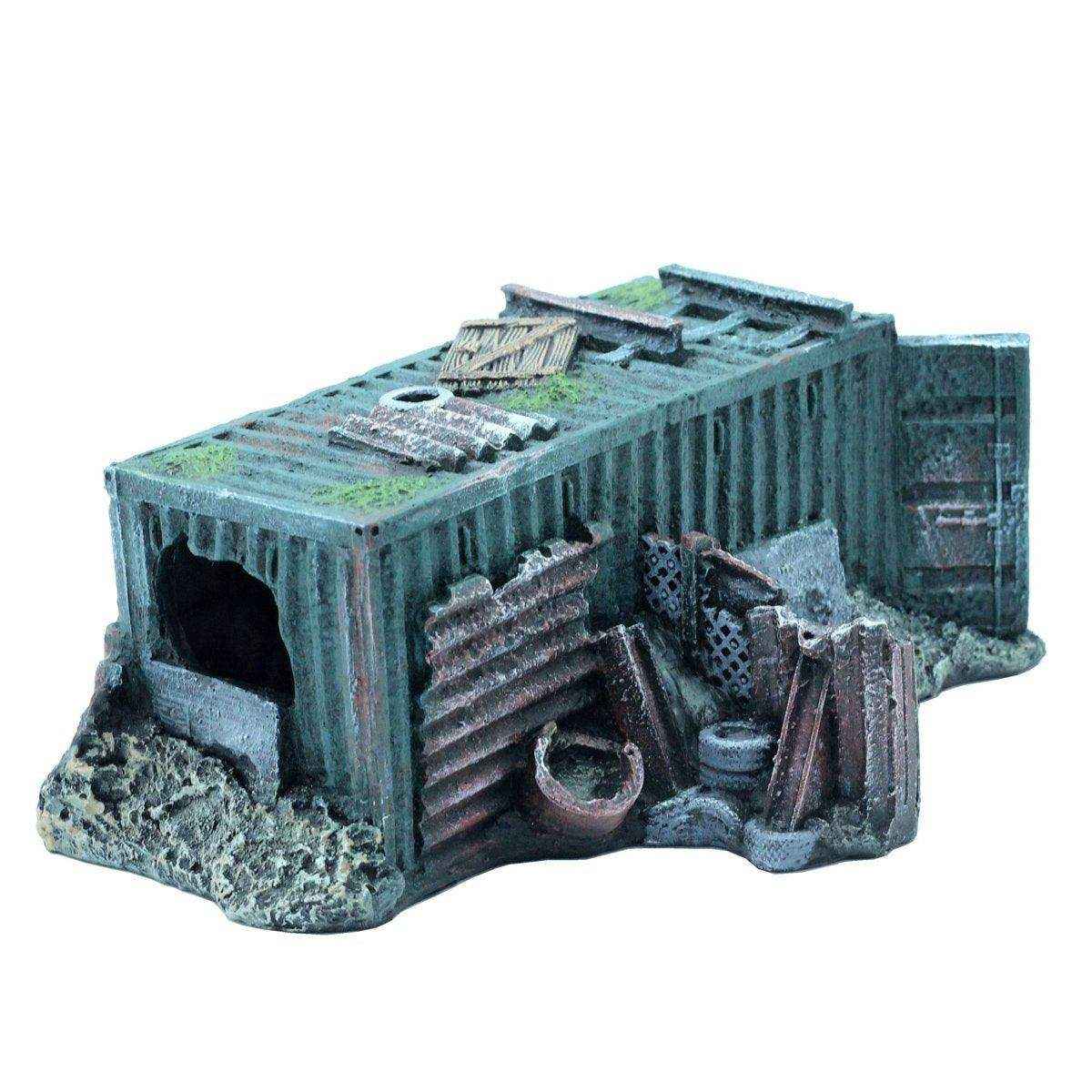 Realistic Aquarium Wreckage Decoration Resin Hiding Spot for Fish & Shrimp - Image 10