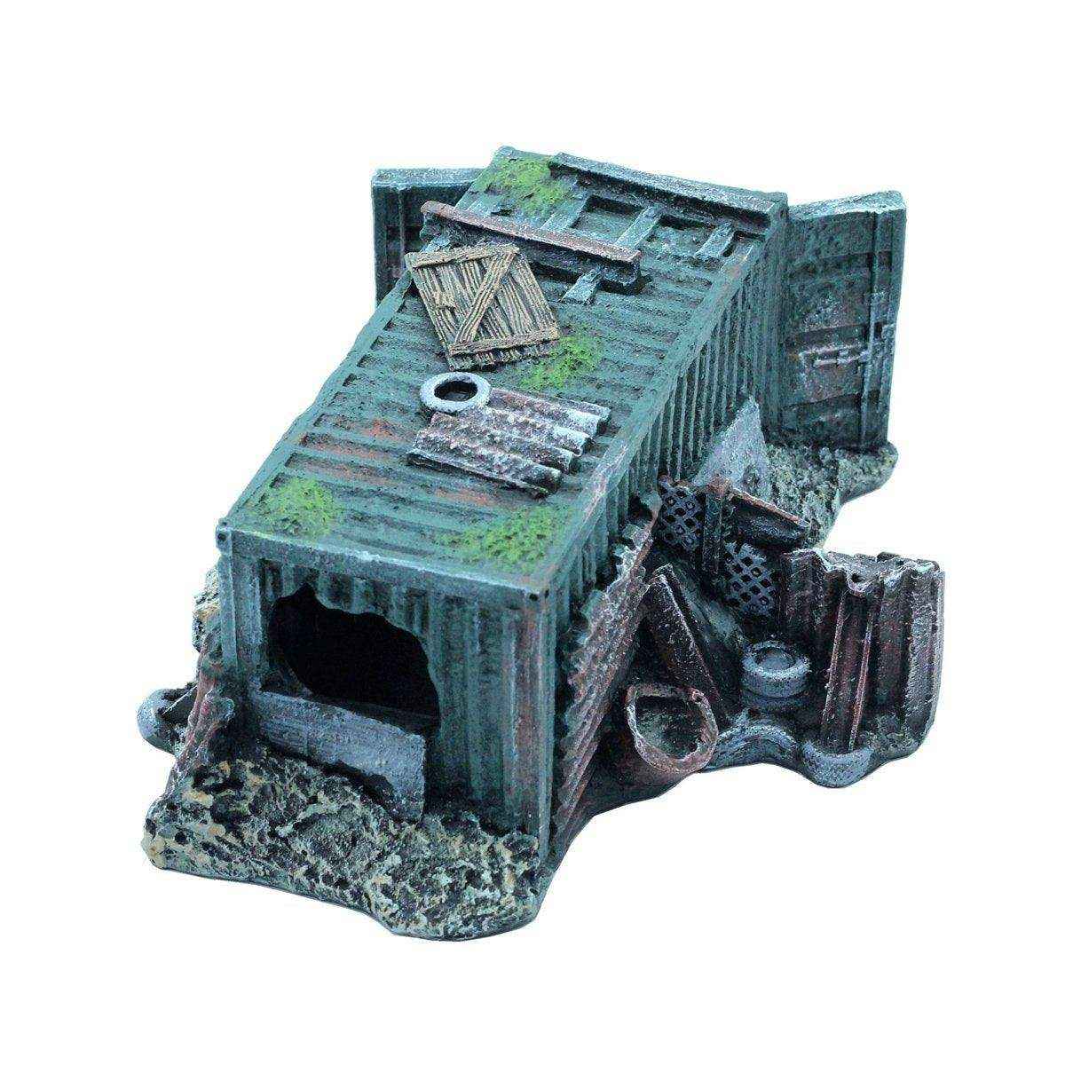 Realistic Aquarium Wreckage Decoration Resin Hiding Spot for Fish & Shrimp - Image 12