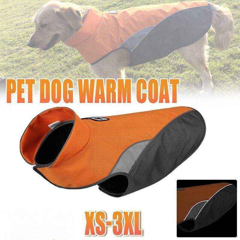 Waterproof Winter Dog Jumper Coat with Reflective Safety Design