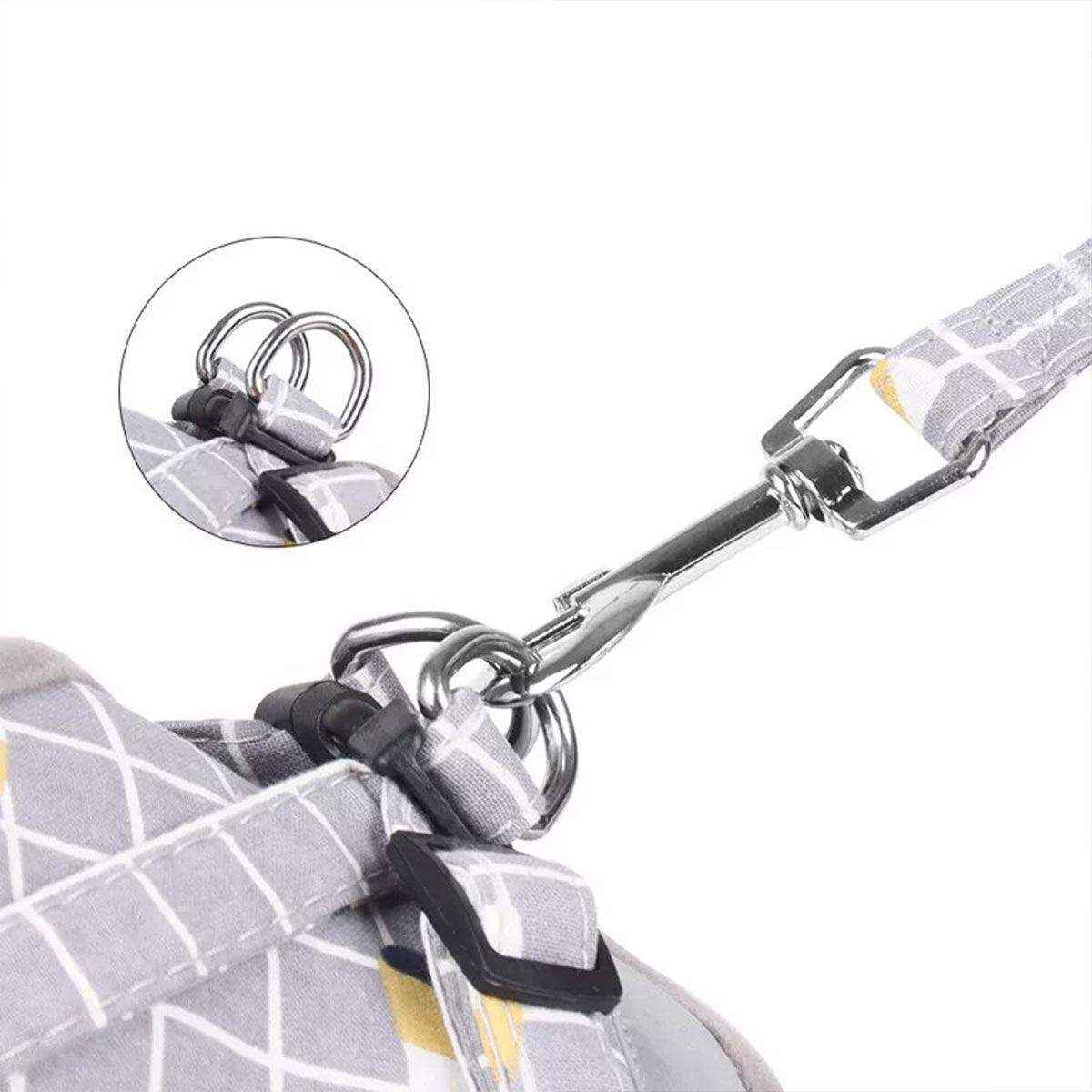 Adjustable Mesh Pet Vest Harness & Leash Cat Dog Kitten Walk Collar - Image 13