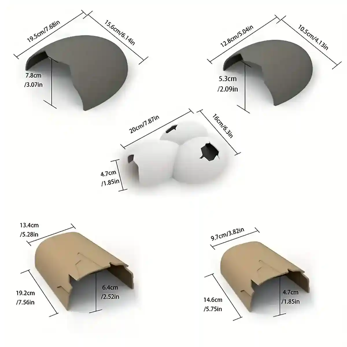 Natural Reptile Cave Hideout for Lizards and Terrarium Pets - Image 3