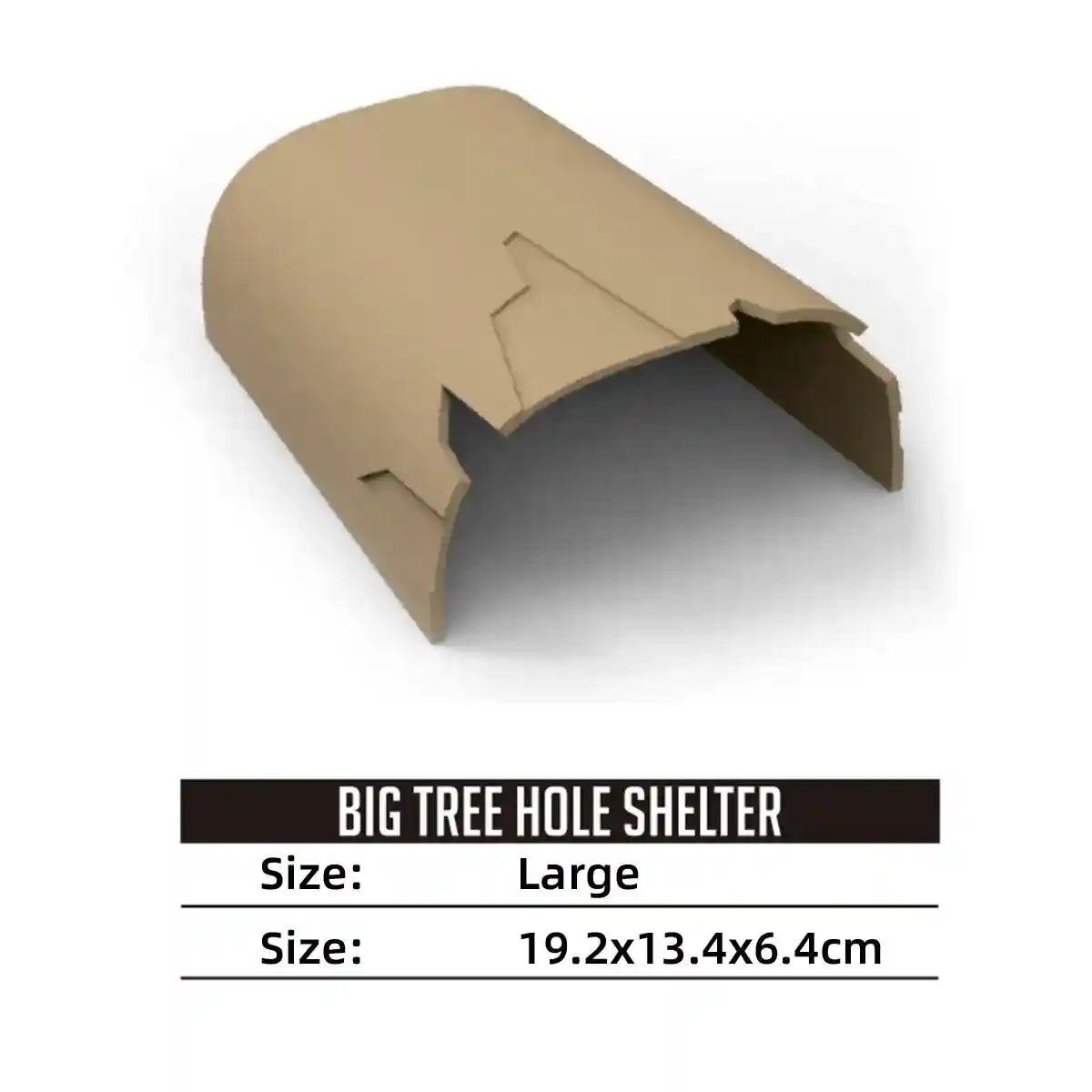 Natural Reptile Cave Hideout for Lizards and Terrarium Pets - Image 6