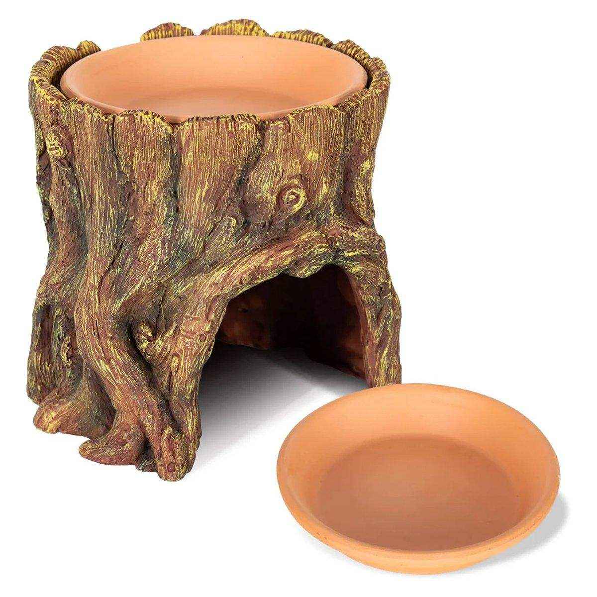 Reptile Hideaway Cave with Humidity Dish for Geckos & Small Reptiles - Image 12