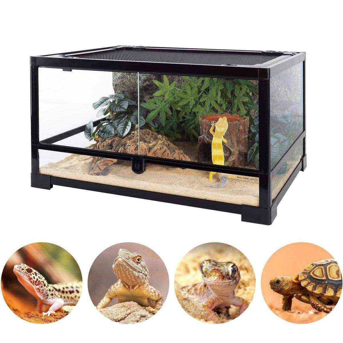 Reptile Hideaway Cave with Humidity Dish for Geckos & Small Reptiles - Image 14
