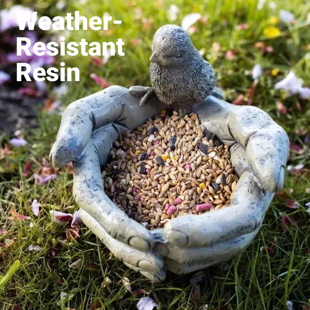 Resin Bird Feeder Garden Bird Bath Bowl - Image 10