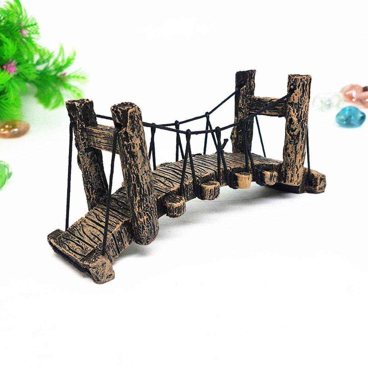 Resin Bridge Aquarium Decoration - Realistic Fish Tank Ornament - Image 8