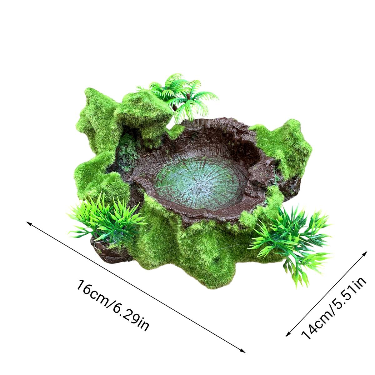 Resin Reptile Water Bowl Feeding Dish - Image 9