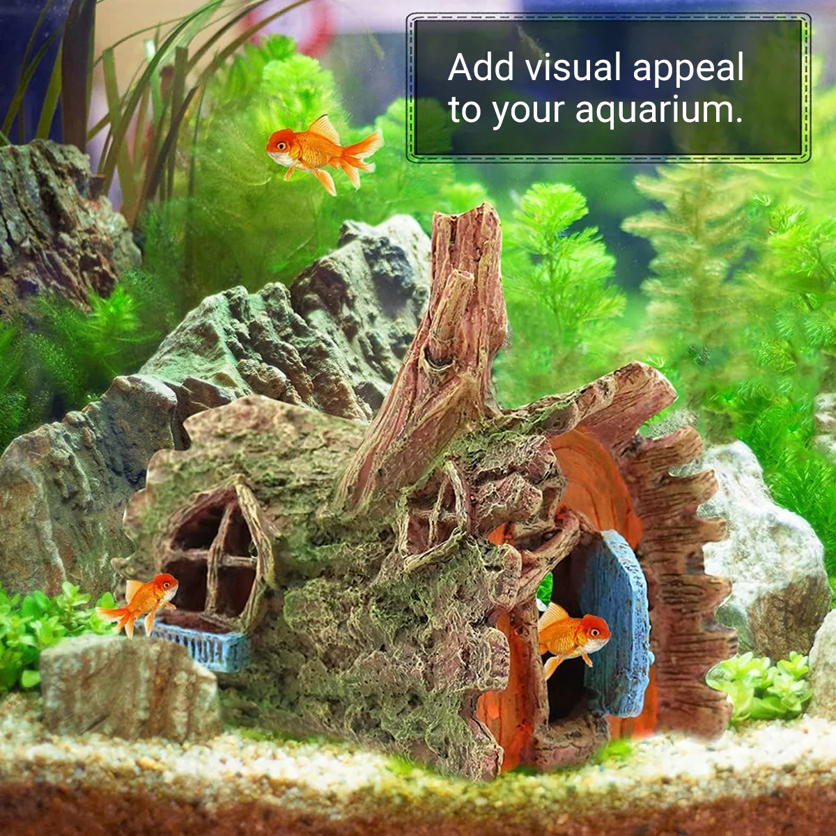 Resin Tree Root House Ornament - Image 5