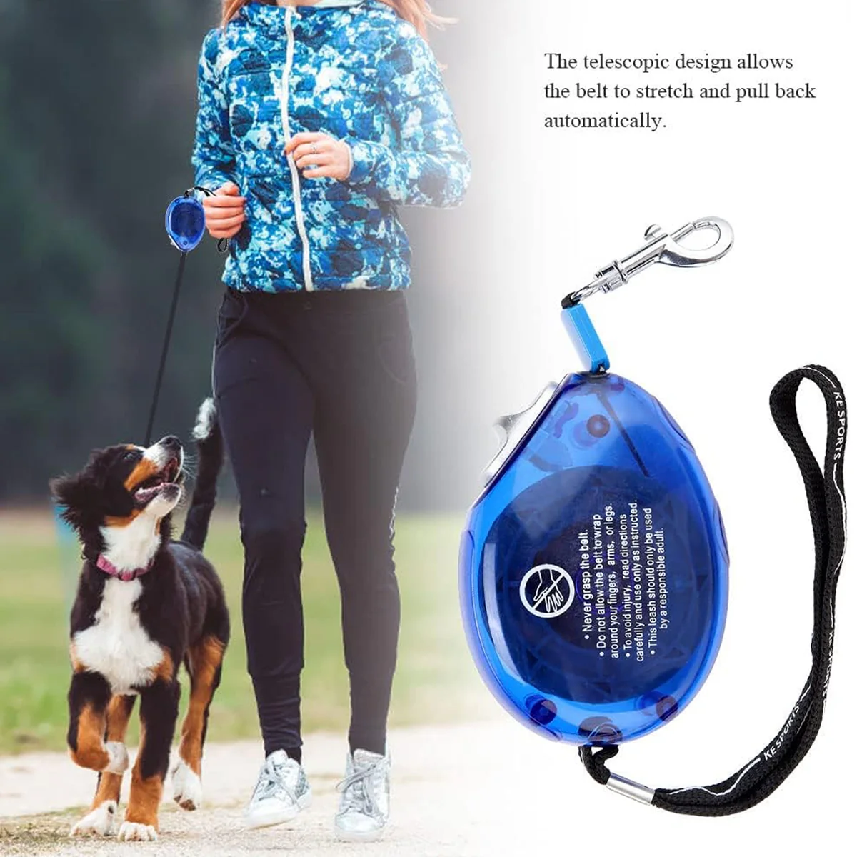 Retractable Dog Leash With One-Button Lock - Image 5