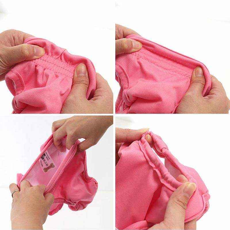 Female Dog Puppy Nappy Diapers Wrap Band Sanitary Pants Underpants XS-XL - Image 4