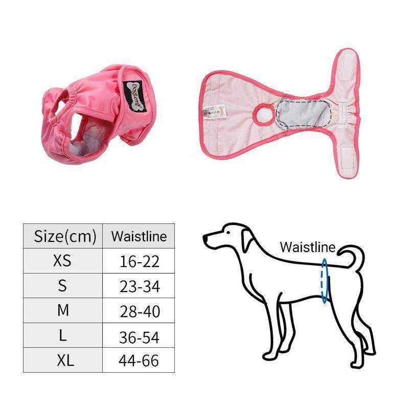 Female Dog Puppy Nappy Diapers Wrap Band Sanitary Pants Underpants XS-XL - Image 8