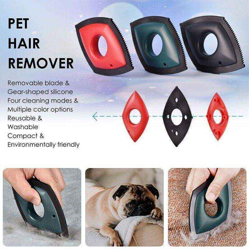 Reusable Pet Hair Remover Brush Effective Dog & Cat Hair Remover - Image 5