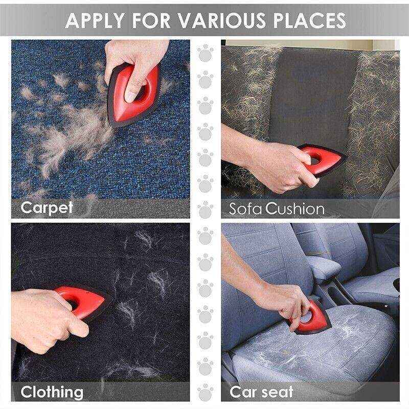 Reusable Pet Hair Remover Brush Effective Dog & Cat Hair Remover - Image 9