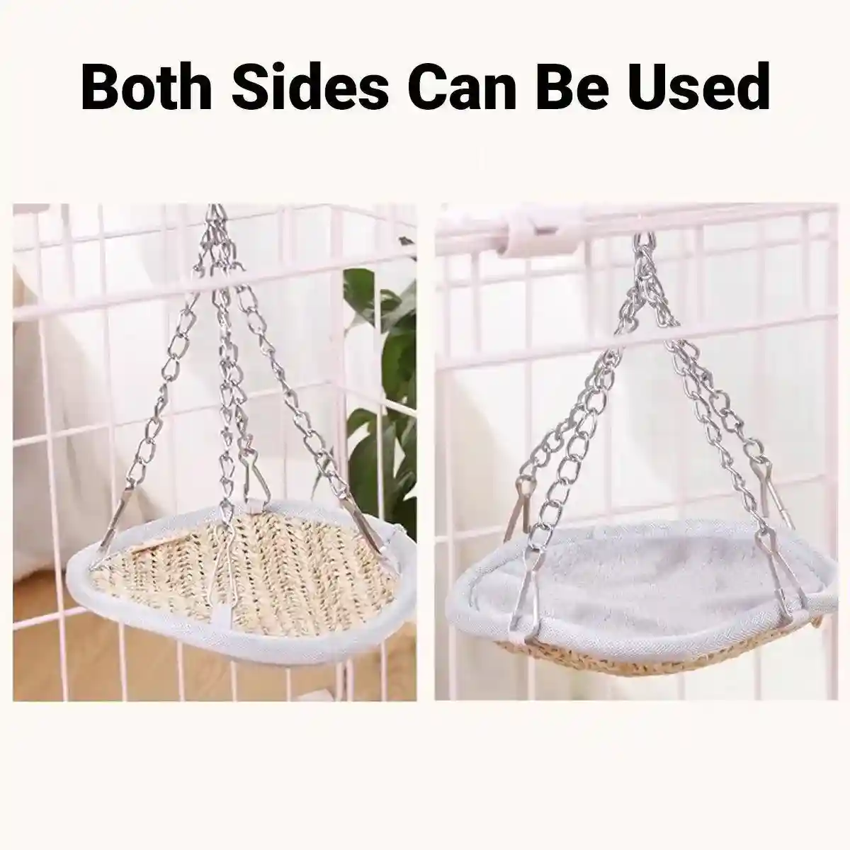 Reversible Hanging Hamster Toy Hammock for All Seasons - Image 11