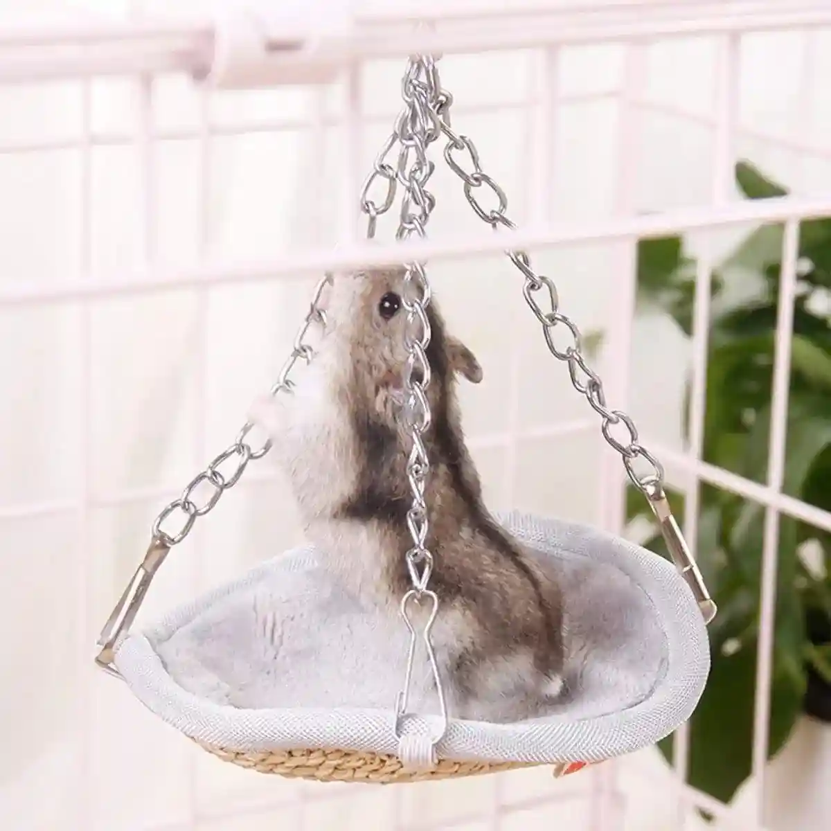 Reversible Hanging Hamster Toy Hammock for All Seasons - Image 4