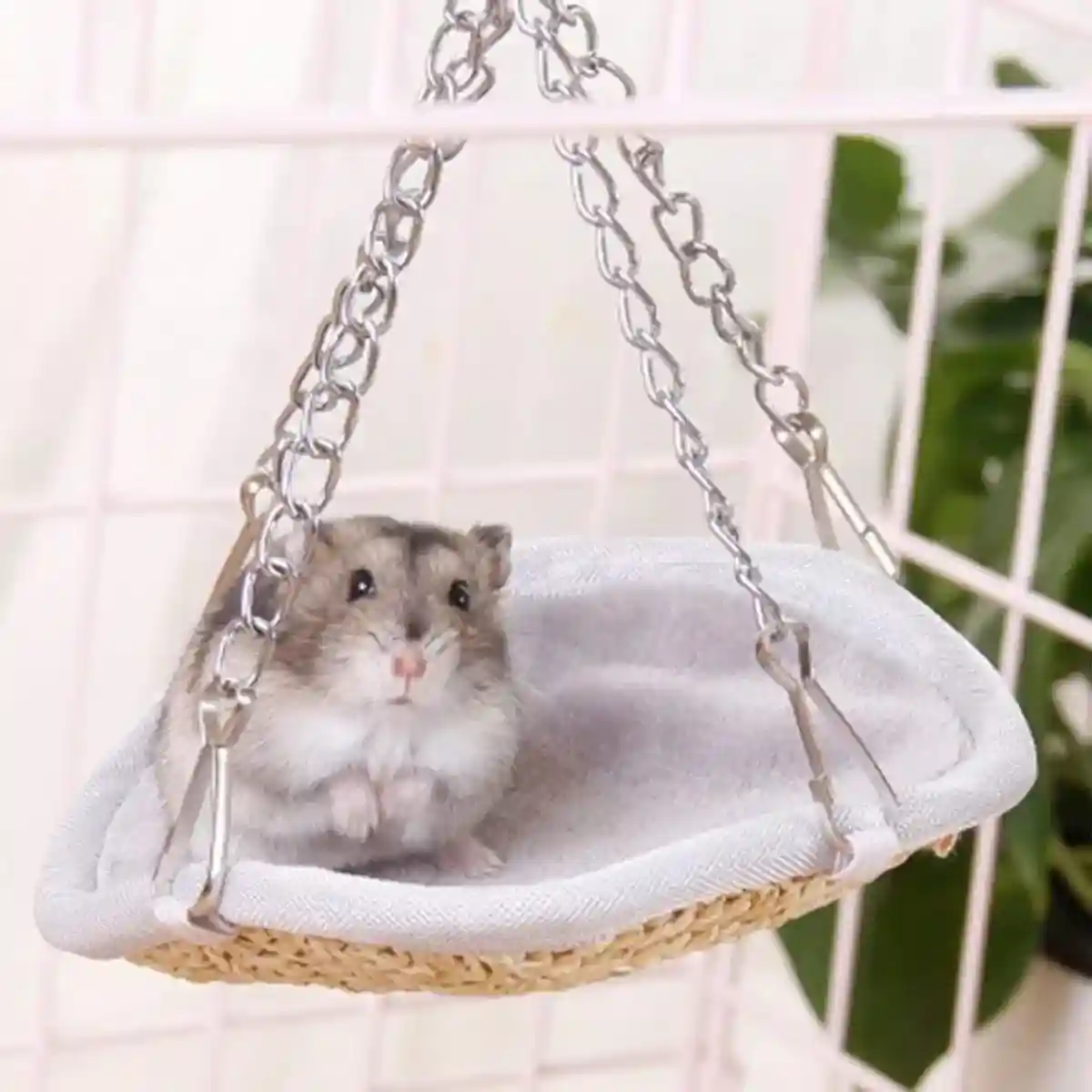 Reversible Hanging Hamster Toy Hammock for All Seasons - Image 5