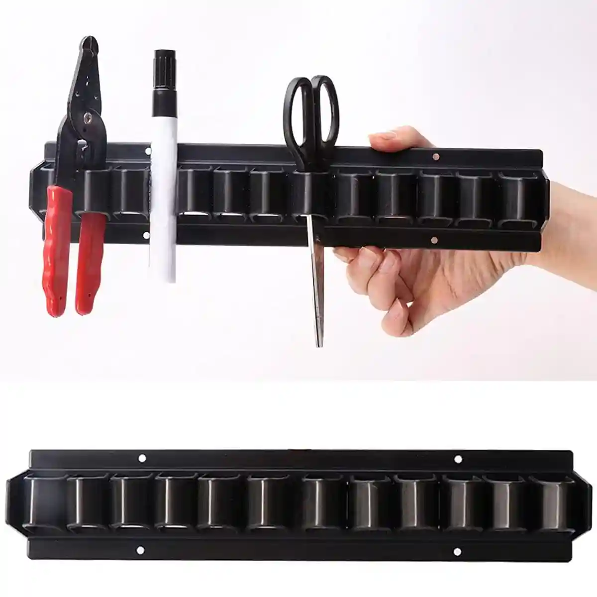 Wall-Mounted Riding Whip Rack 11 Slot Equestrian Tool Organizer - Image 8