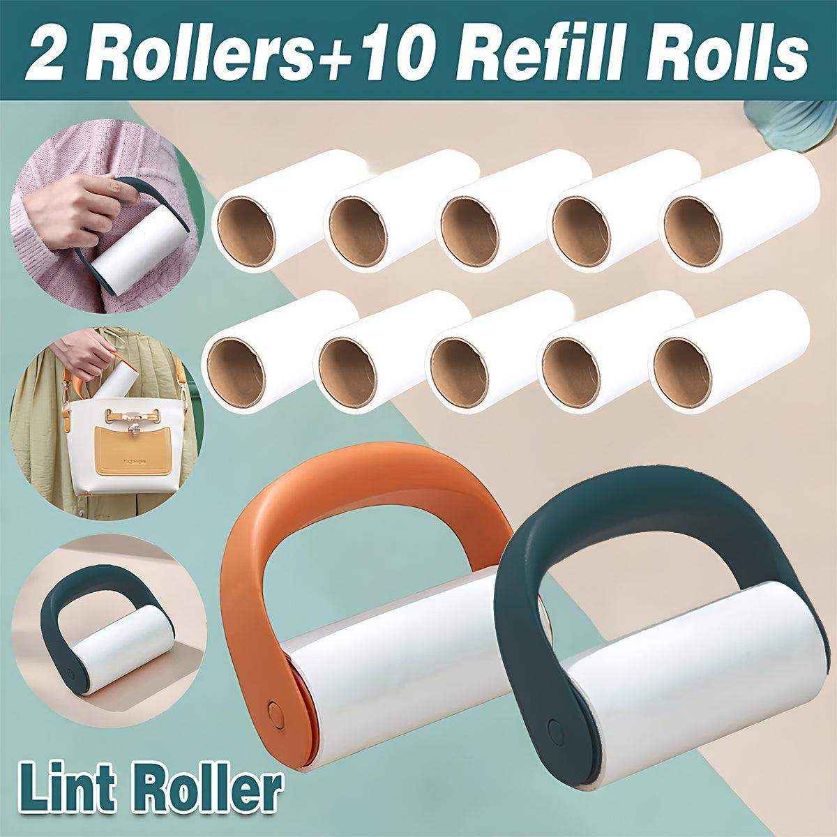 Convenient Roller for Pet Hair Removal Ideal for Travel & Home Use