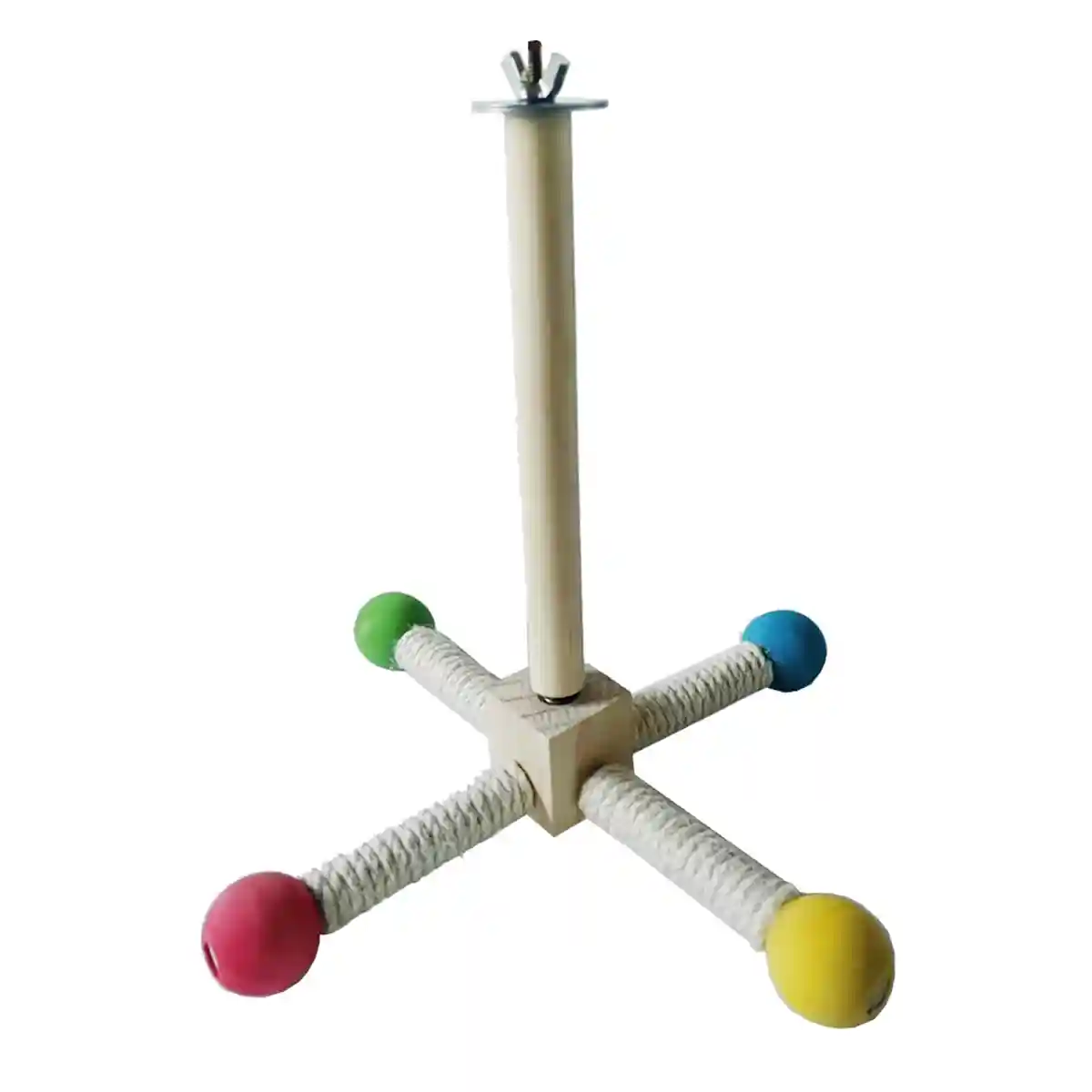 360° Rotating Bird Stand with Silent Bearings for Parrots and Budgies - Image 2