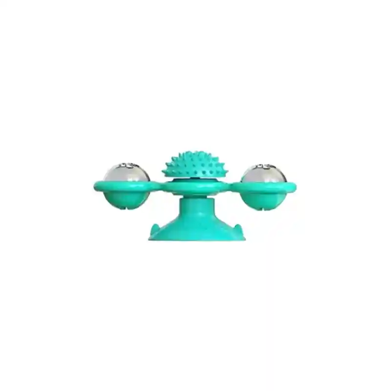 Rotating Cat Treat Dispenser Toy with Suction Cups - Image 20