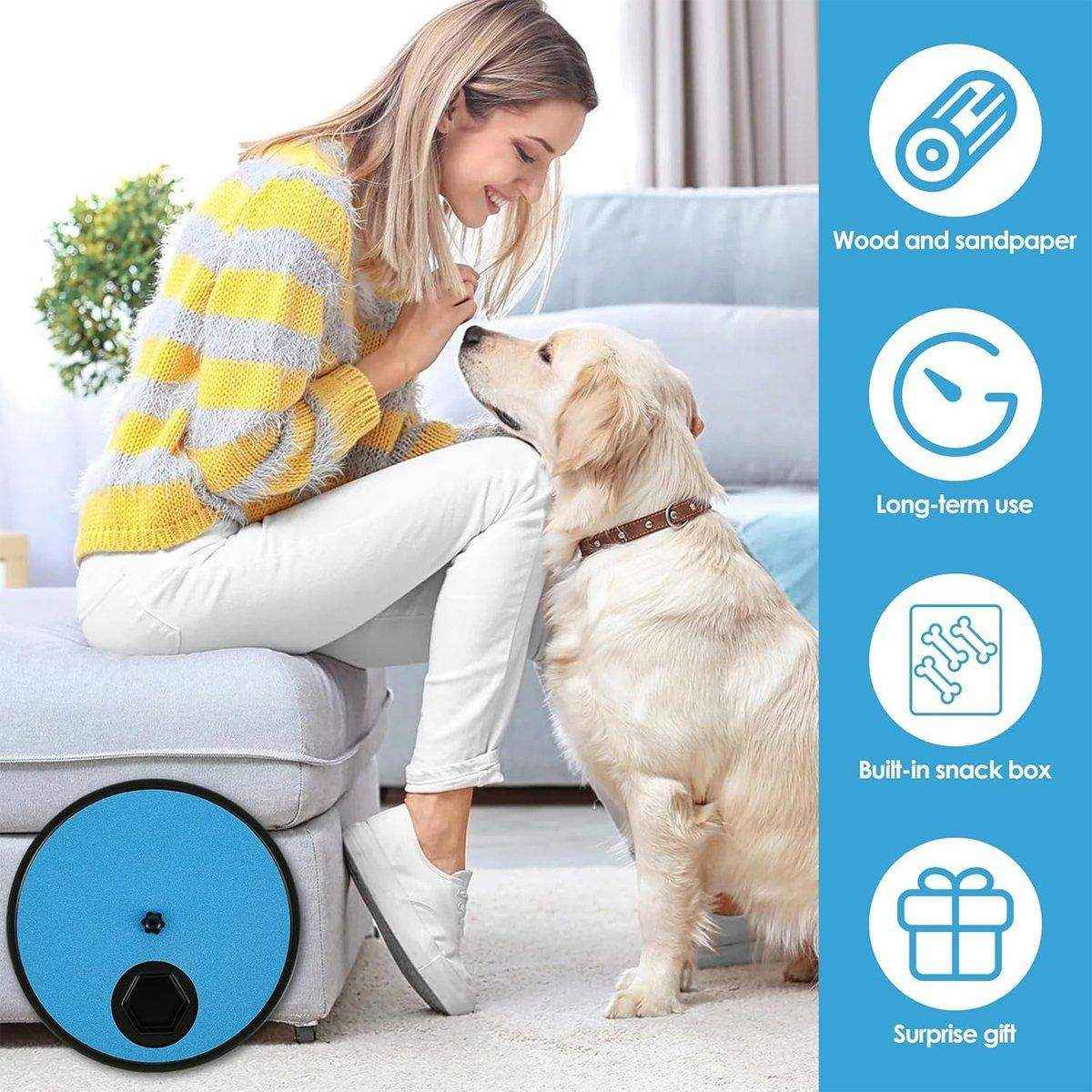 Rotating Dog Nail File Board with Snack Box for Stress-Free Grooming - Image 4