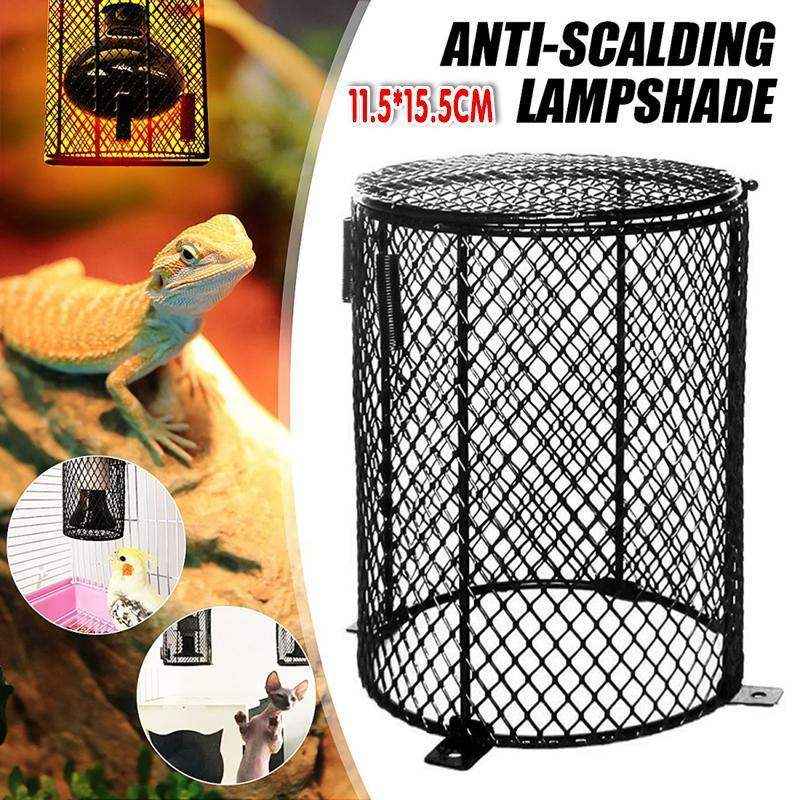 Round Reptile Heat Lamp Bulb Protector 11.5x15.5cm - Image 2