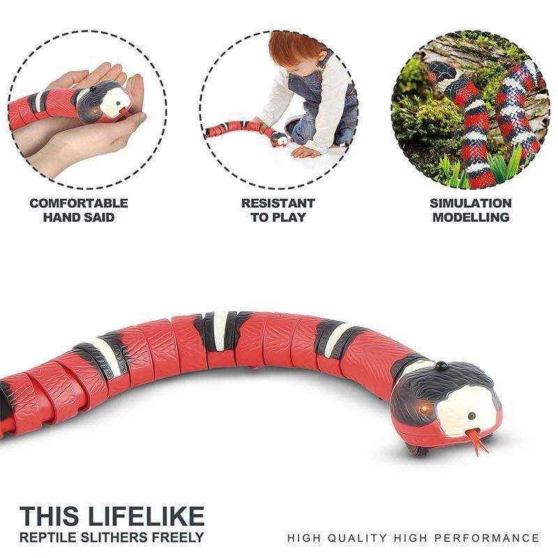 Smart Sensing Rubber Snakes Toy For Cats - Image 10