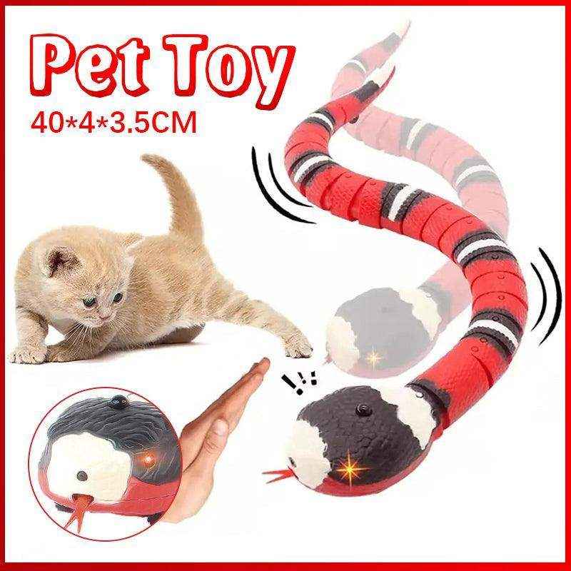 Smart Sensing Rubber Snakes Toy For Cats - Image 12