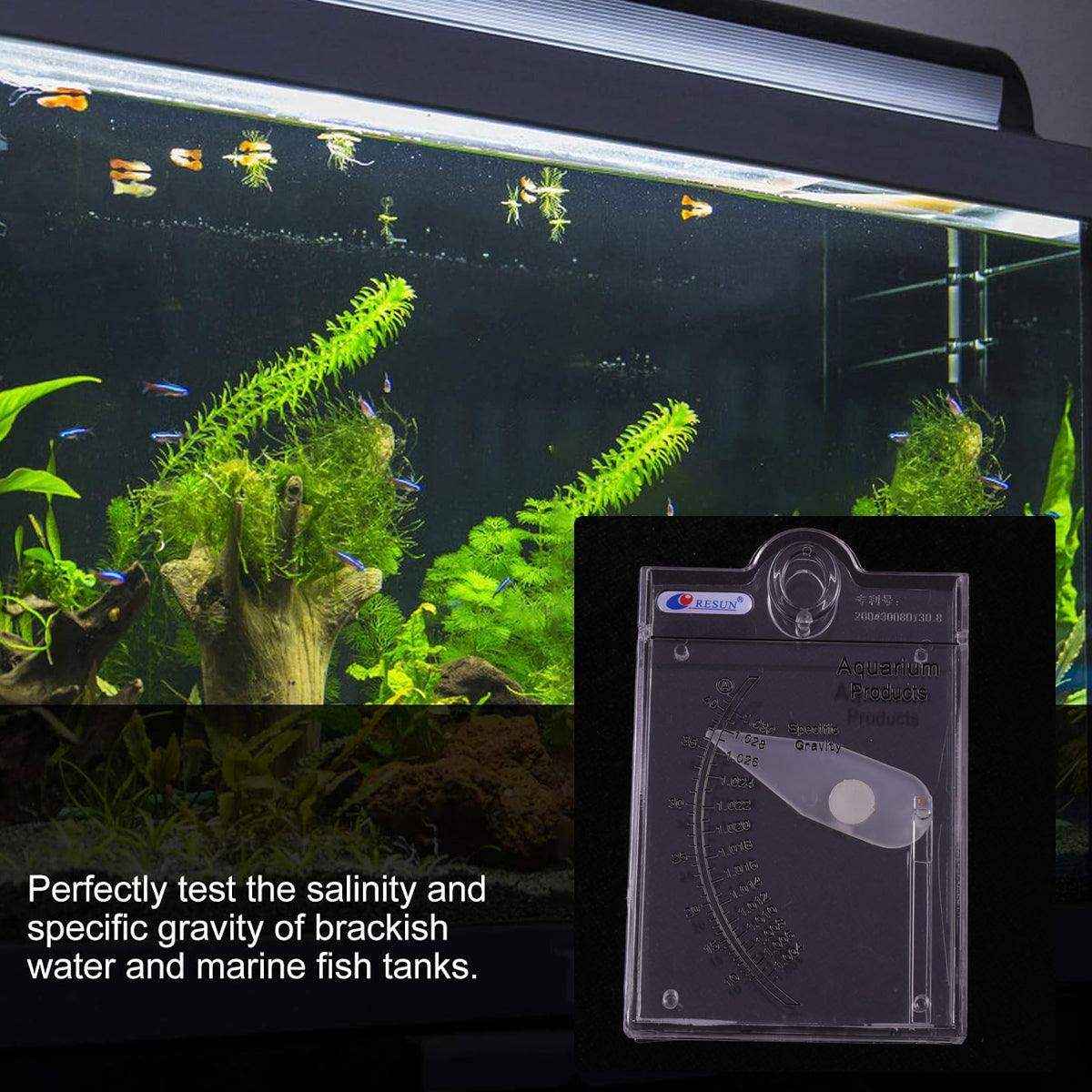 Seawater Salinity Hydrometer Accurate Aquarium Saltwater Tester - Image 8