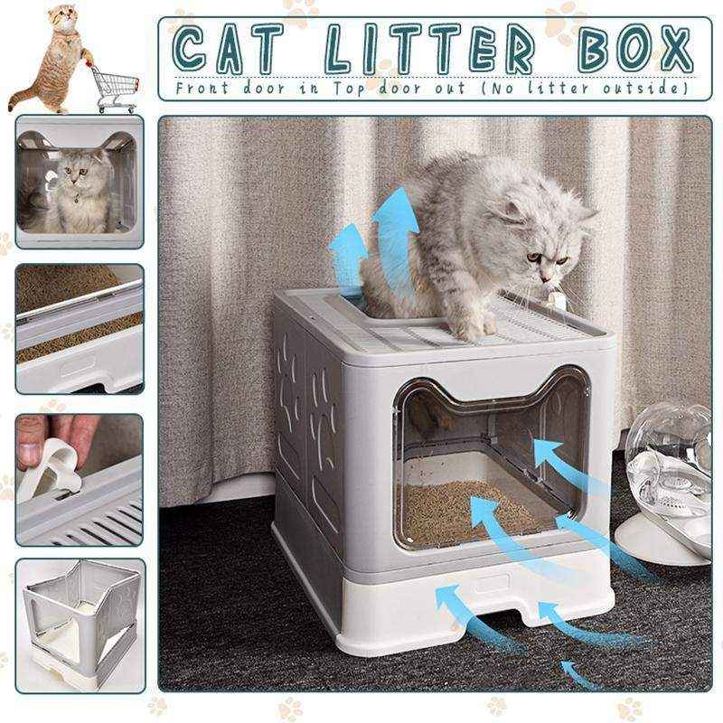 Hooded Enclosed Cat Litter Box - Image 4
