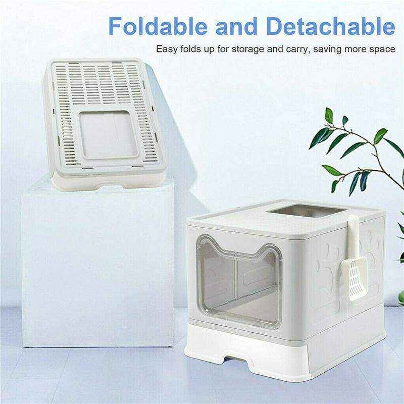 Hooded Enclosed Cat Litter Box - Image 9