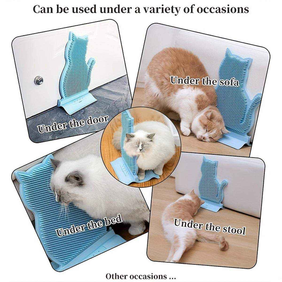 Self-Grooming Cat Hair Scraper Fixed Massage Brush for Shedding - Image 13
