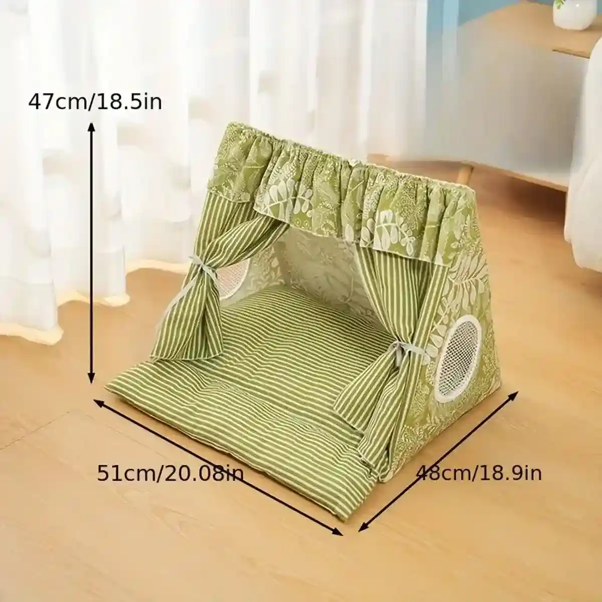 Cozy Semi-Closed Cat Tent Comfortable & Private Pet Bed for Cats and Dogs - Image 11